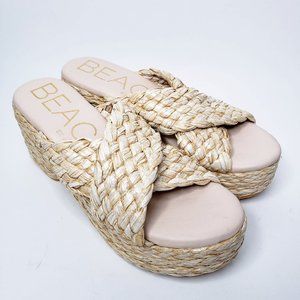 Beach by Matisse Reflection Woven Platform Sandal 9M